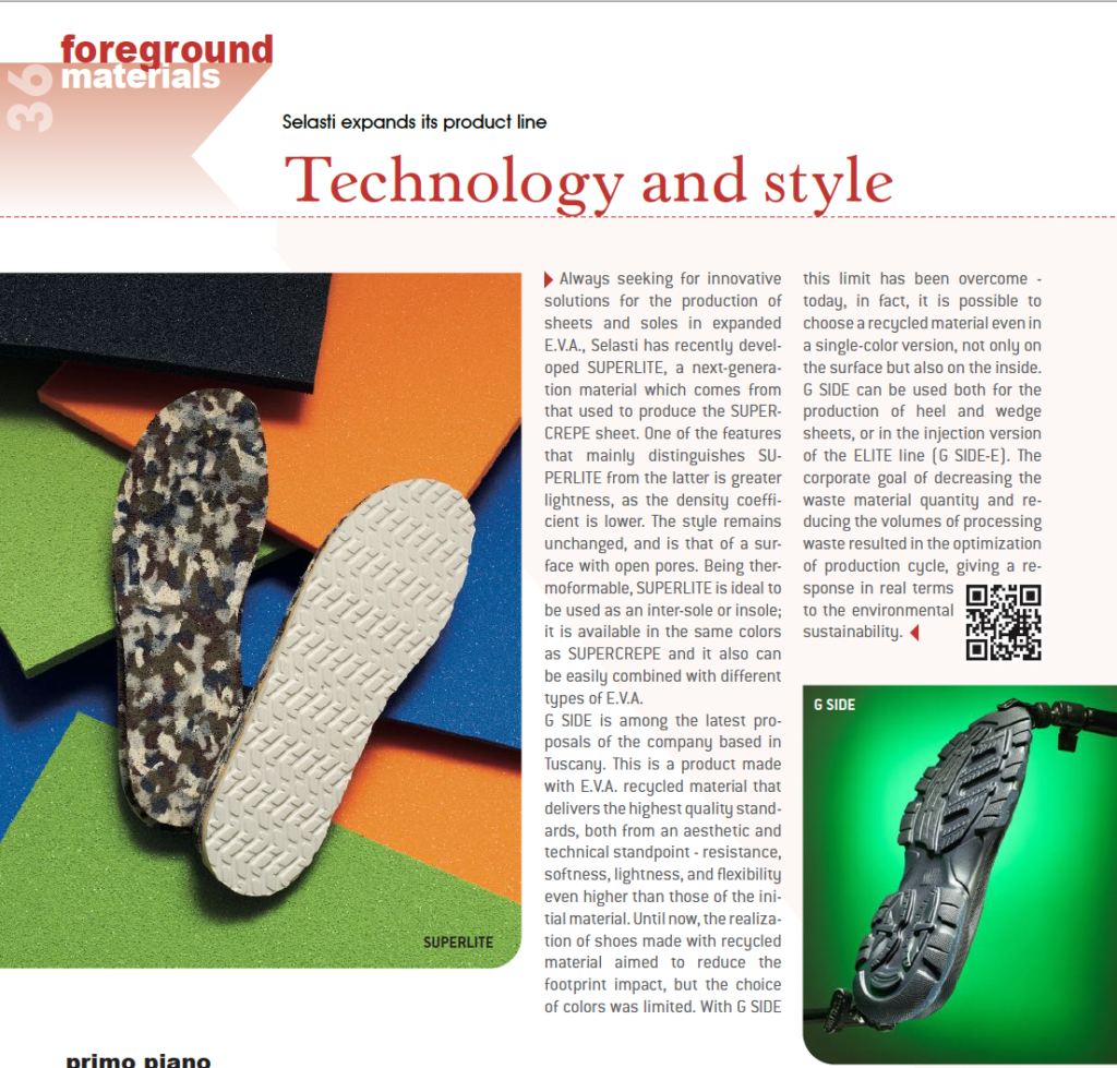 Nuovo numero di International Technology, Selasti